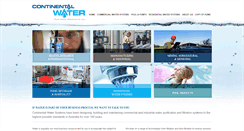 Desktop Screenshot of continentalwater.com.au